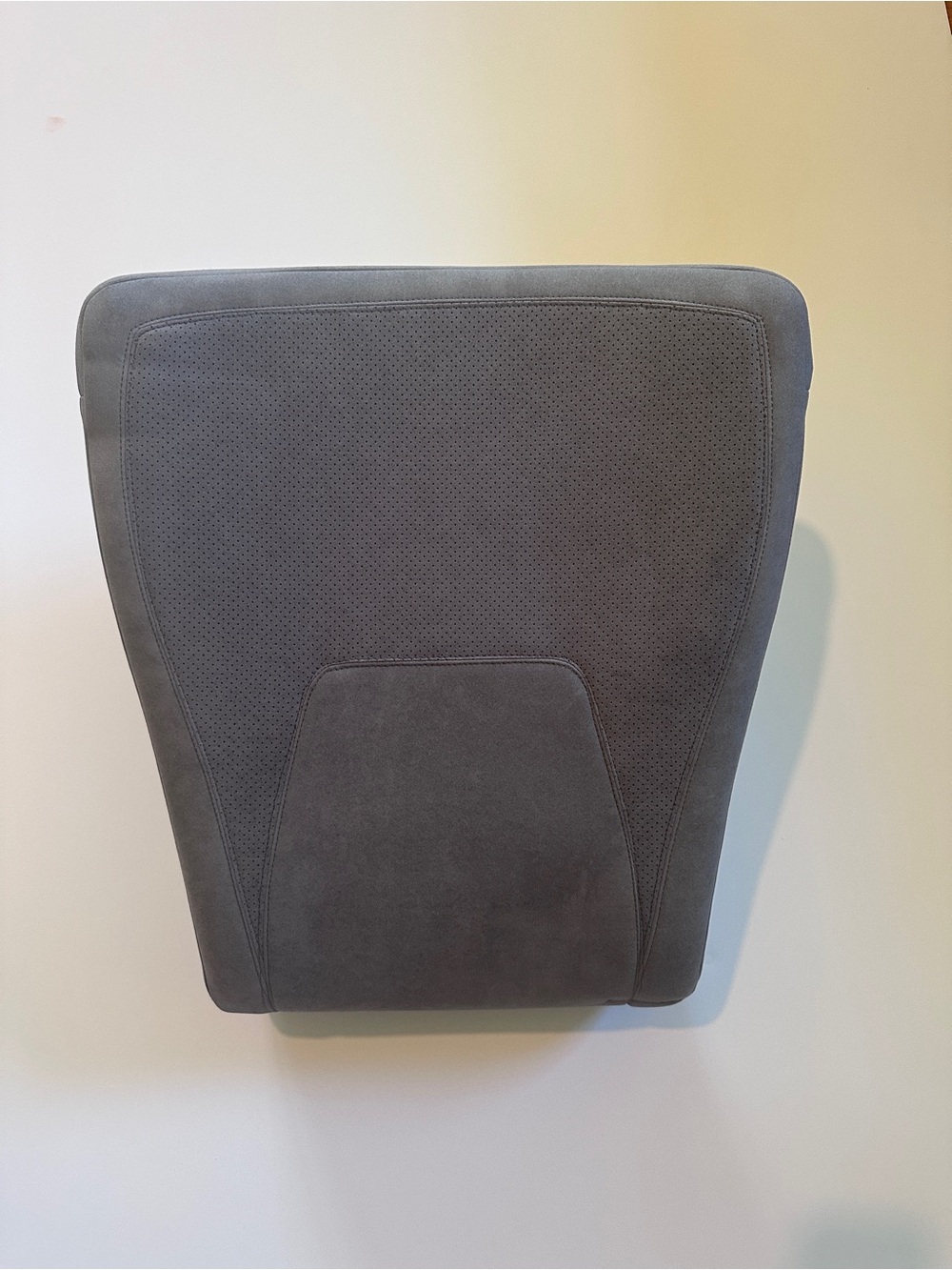 Ready Rocker Portable Rocking Chair - Grey Faux Suede